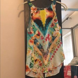 Rory Beca Print Tank Size Small